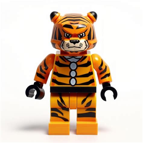 Lego Tigers Minifigure Realistic Rendering Of Tigger Superhero