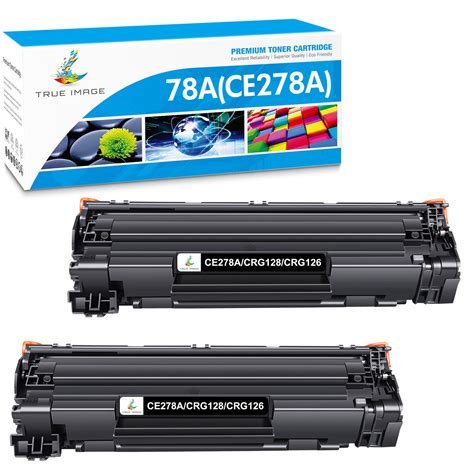 Used 2 Pack CE278A 78A Toner Compatible For HP LaserJet Pro M1536 MFP