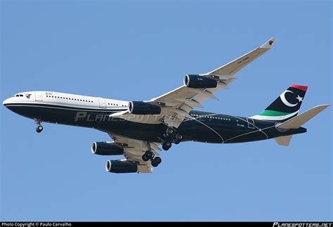 5A ONE Libya Government Airbus A340 213 Photo By Paulo Carvalho ID