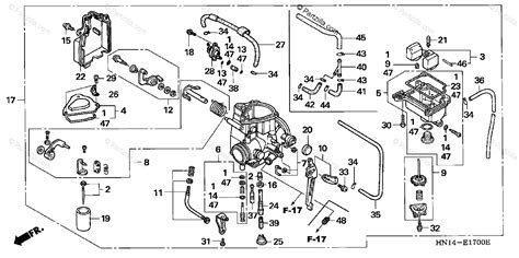 Honda Trx400ex Carburetor Diagram Carburetor For Honda Trx40