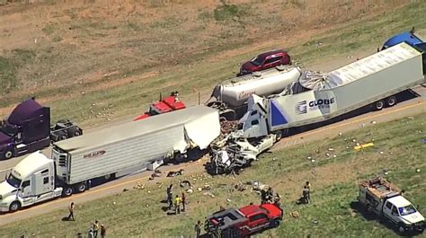 Truck Driver Charged In Double Fatality Five Semi Truck Crash In