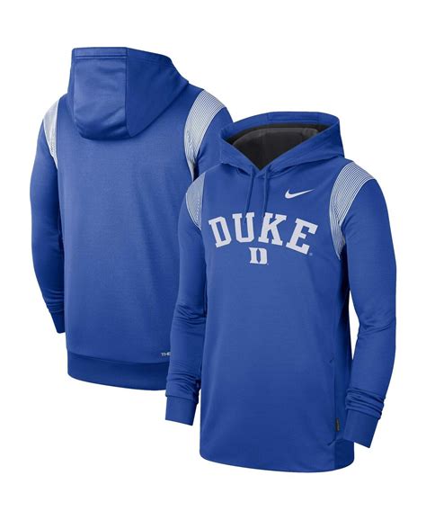 Nike Mens Royal Duke Blue Devils 2022 Game Day Sideline Performance Pullover Hoodie Modesens