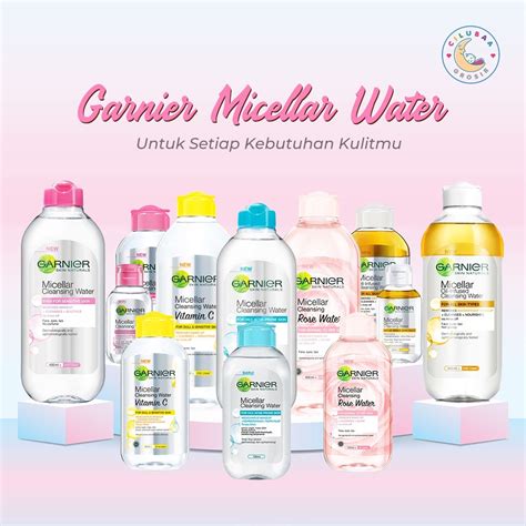 Jual Garnier Micellar Cleansing Water Pink Blue Bipase Oil Vit