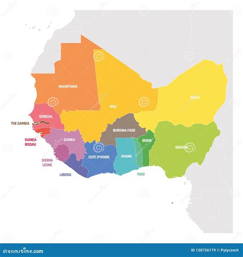 Map Of West Africa Region United States Map