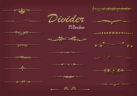 Divider Ps Brushes Abr Vol Free Photoshop Brushes At Brusheezy