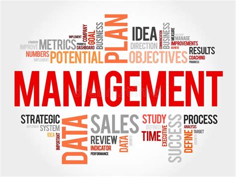 Management Word Cloud Stock Illustration Illustration Of Findings