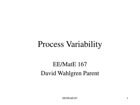 Ppt Process Variability Powerpoint Presentation Free Download Id