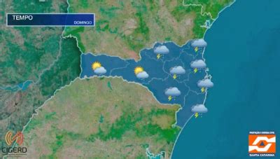 V Deo Previs O Do Tempo Para Santa Catarina Segunda Feira De