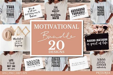 Motivational Quotes SVG Bundle | Inspirational Bundle - So Fontsy