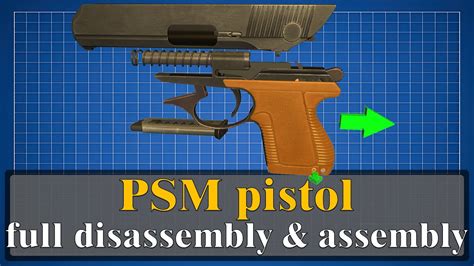 PSM Pistol Full Disassembly Assembly YouTube