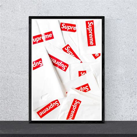 Hypebeast Poster Supreme Poster Supreme Digital Download | Etsy