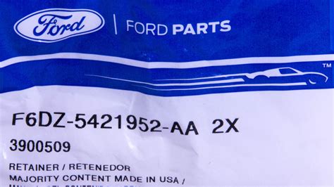 OEM NEW 01 10 Ford F150 Sport Trac Tailgate Handle Lock Rod Retainers