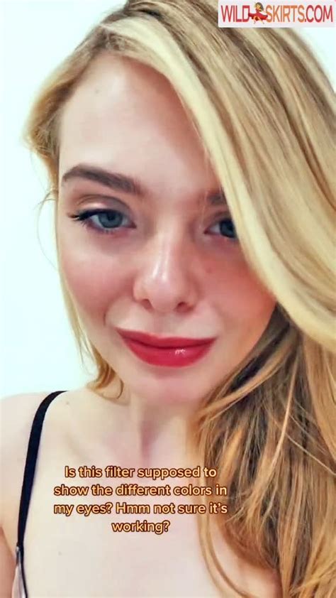 Elle Fanning Ellefanning Nude Instagram Leaked Photo
