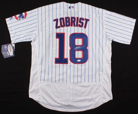 Ben Zobrist Signed Chicago Cubs Jersey (JSA COA) | Pristine Auction