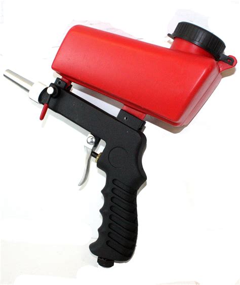 Gravity Feed Abrasive Sandblaster Gun W Oz Hopper Spot Blaster Gun