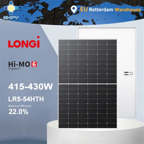 Longi Hi Mo Lr Hth Solar Panels New Technology W W W W