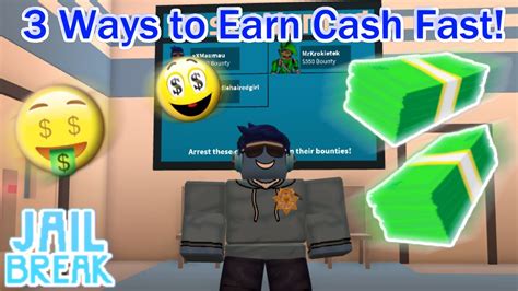 3 Ways To Earn Cash Fast In Jailbreak For Police Roblox