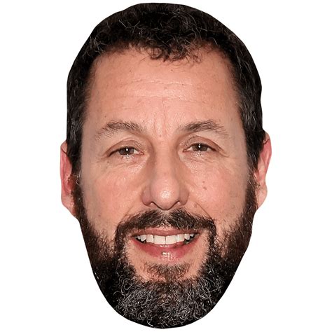 Adam Sandler (Smile) Celebrity Mask, Flat Card Face, Fancy Dress Mask ...