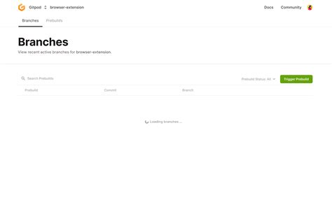 Add Loading Indicator When Fetching Branches And Prebuilds Issue