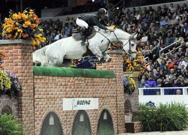 washington international horse shows puissance competition  danger