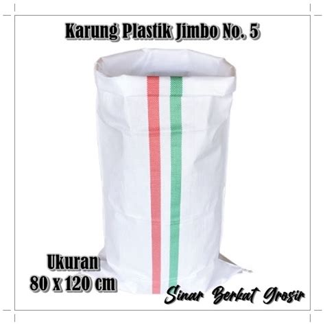 Jual Karung Plastik Packing Putih Tebal Jumbo Kg Jimbo No X