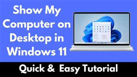 How To Show My Computer On Desktop In Windows 11 Windows 11 Missing
