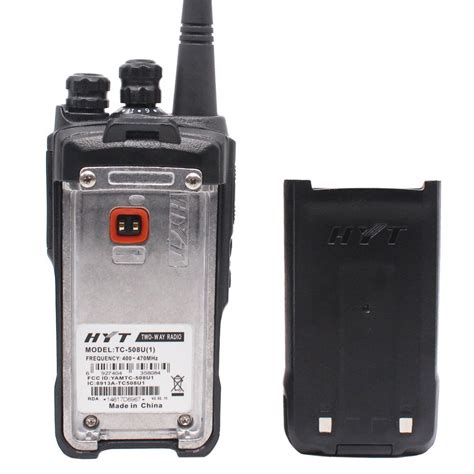 HYT TC-508 UHF VHF Handheld Professional Walkie Talkie with Battery HYT ...