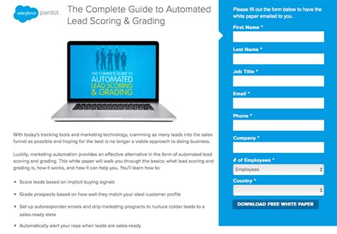 Lead Generation Landing Page Steps To A High Conversion Page Gtmnow