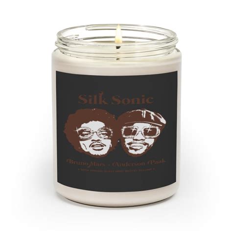 Silk Sonic Band Scented Candles Unisex Silk Sonic Scented Candles