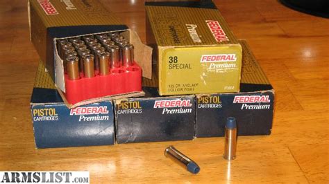 Armslist For Sale 38 Special 125gr Federal Premium Nyclad Hollowpoints