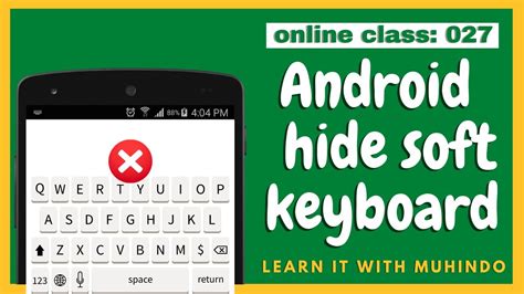 Part Android Hide Soft Keyboard Youtube