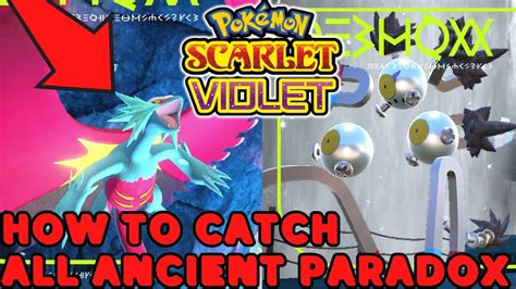 How To Catch Roaring Moon And ALL Pokemon Scarlet Paradox Pokemon YouTube