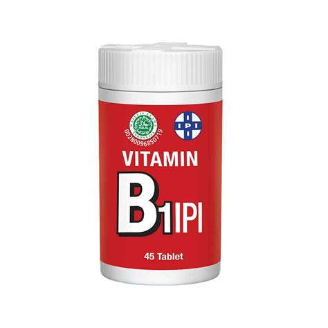 Vitamin B1 IPI 45 Tablet Kegunaan Efek Samping Dosis Dan Aturan