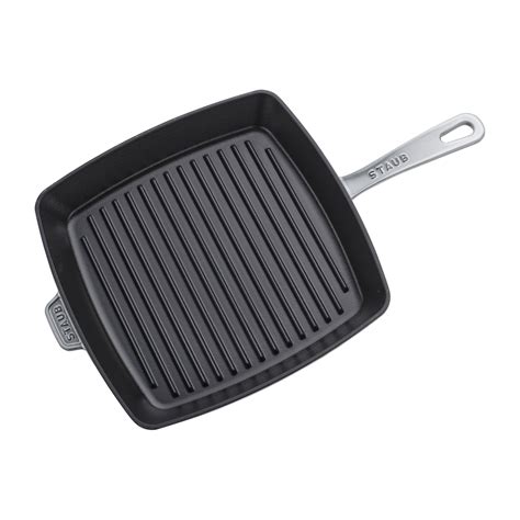 Staub Cast Iron 12-inch Square Grill Pan & Press Set | eBay