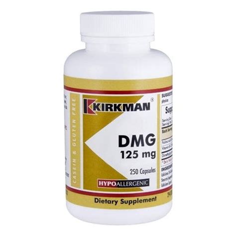 Dmg Dimethylglycine 125 Mg Capsules Hypo