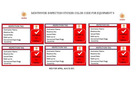 Equipment Inspection Tag | PDF