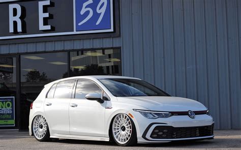 Volkswagen Golf Gti Mk8 White Rotiform Las R Wheel Front