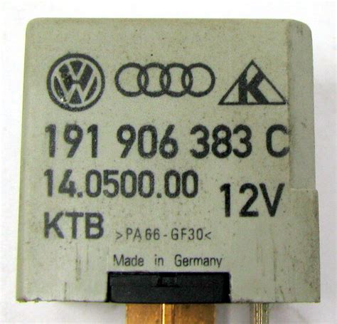 Relais Nr 167 191906383C Kraftstoffpumpe VW Audi