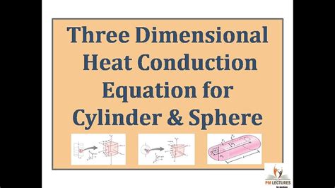 Lecture 09 Three Dimensional Heat Conduction Equation For Cylinder