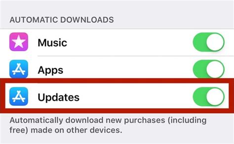 How To Enable Automatic App Updates On Ios