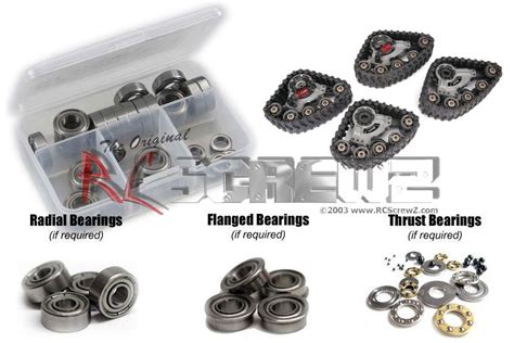 Tra B Traxxas Traxx All Terrain Metal Shielded Bearings Rcscrewz