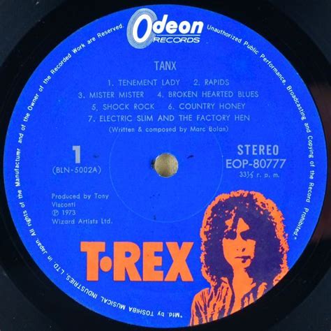 Yahooオークション T・レックスtrex｜タンクスtanx ＜lp 1973