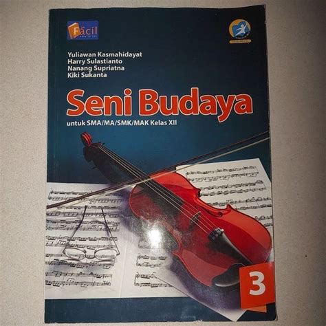 Jual Buku Cetak Bekas Seni Budaya Kelas XII SMA 12 Penerbit Facil K13