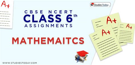 Assignments For Class 6 Mathematics Pdf Download