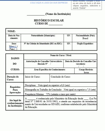 Modelo De Carta Solicitacao Historico Escolar Modelo De Documentos