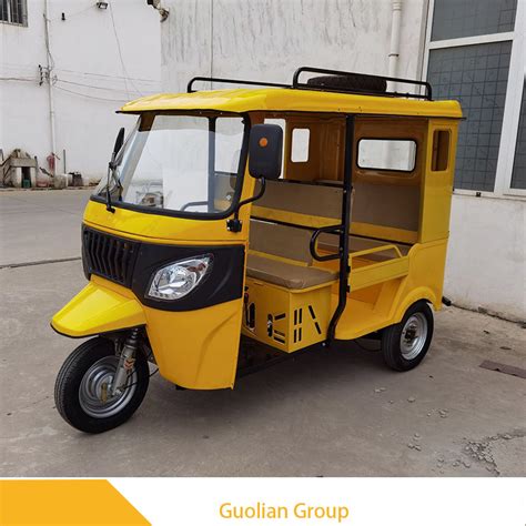 Bajaj Taxi Motor Tricycle Wheel Motorcycle Gasoline Passenger Trike