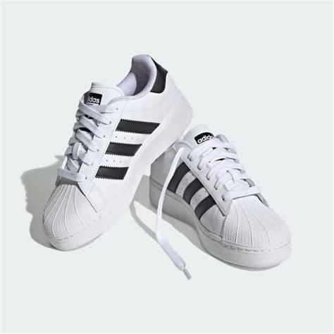 O Acheter Les Adidas Superstar Xlg White Black Au Meilleur Prix