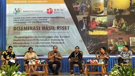 Ekonomi Hijau Di Papua Barat Mulai Tumbuh Bps Dan Brin Sebut