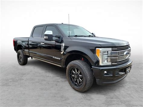 Pre Owned 2017 Ford F 250 Platinum 4 Door Crew Cab Truck In Lamesa Heb46375 Premier Ford Of