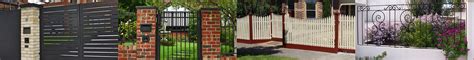 Custom Built Steel And Brick Fences